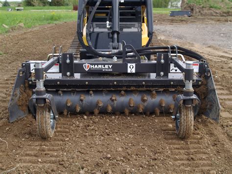 harley rake for mini skid steer for rent|mini skid steer quick attach.